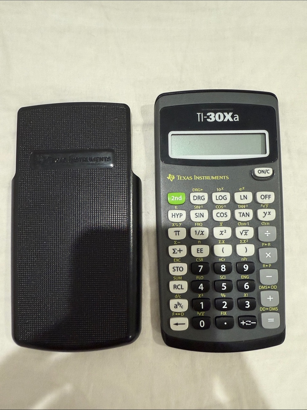 Texas Instruments TI-30Xa Scientific Calculator - Black and Gray